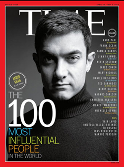 Aamir Khan in Time Cover